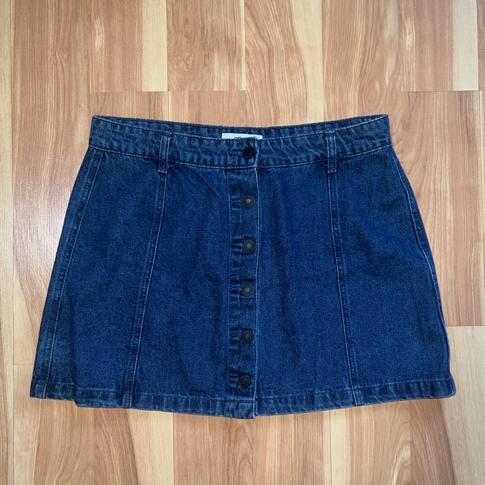Forever 21 Dark Blue Denim Mini Skirt